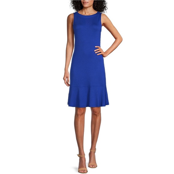 Tommy Bahama Dresses & Skirts - Tommy Bahama Darcy Crew Neck Sleeveless Sheath Dress Blue Size Medium